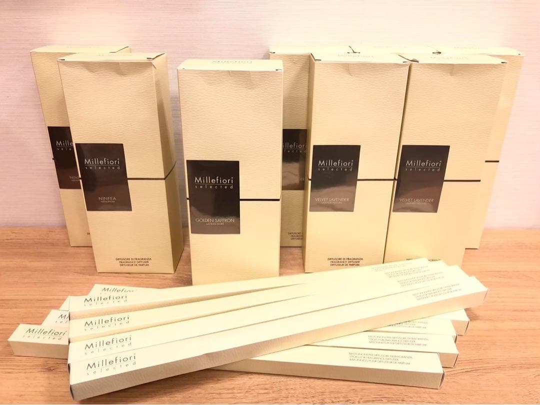 ■ミッレフィオーリ　リードディフューザー　8点セット Millefiori（ミッレフィオーリ） 【並行輸入品】 リードディフューザー