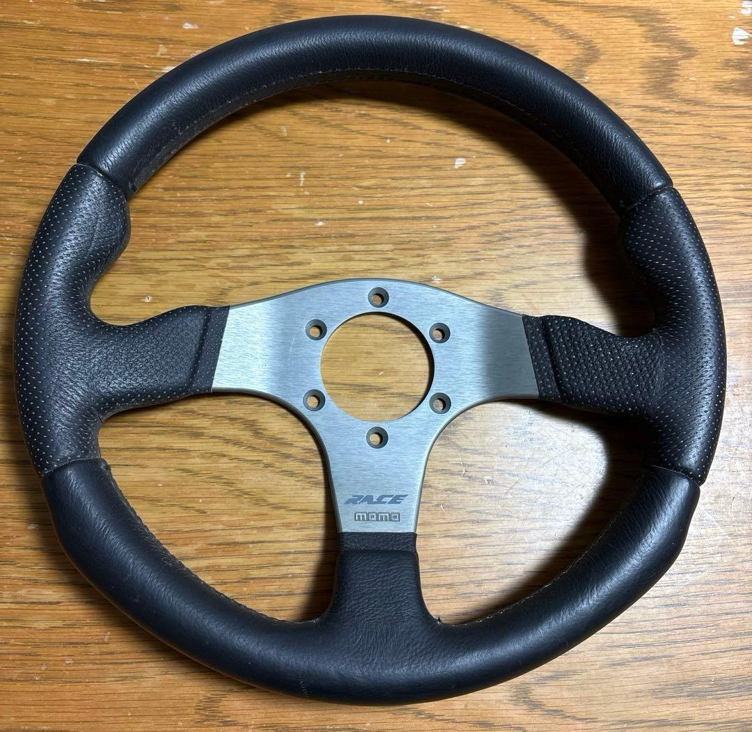 momo ステアリング　小径320 PROTOTIPO BLACK 320（P-8)
