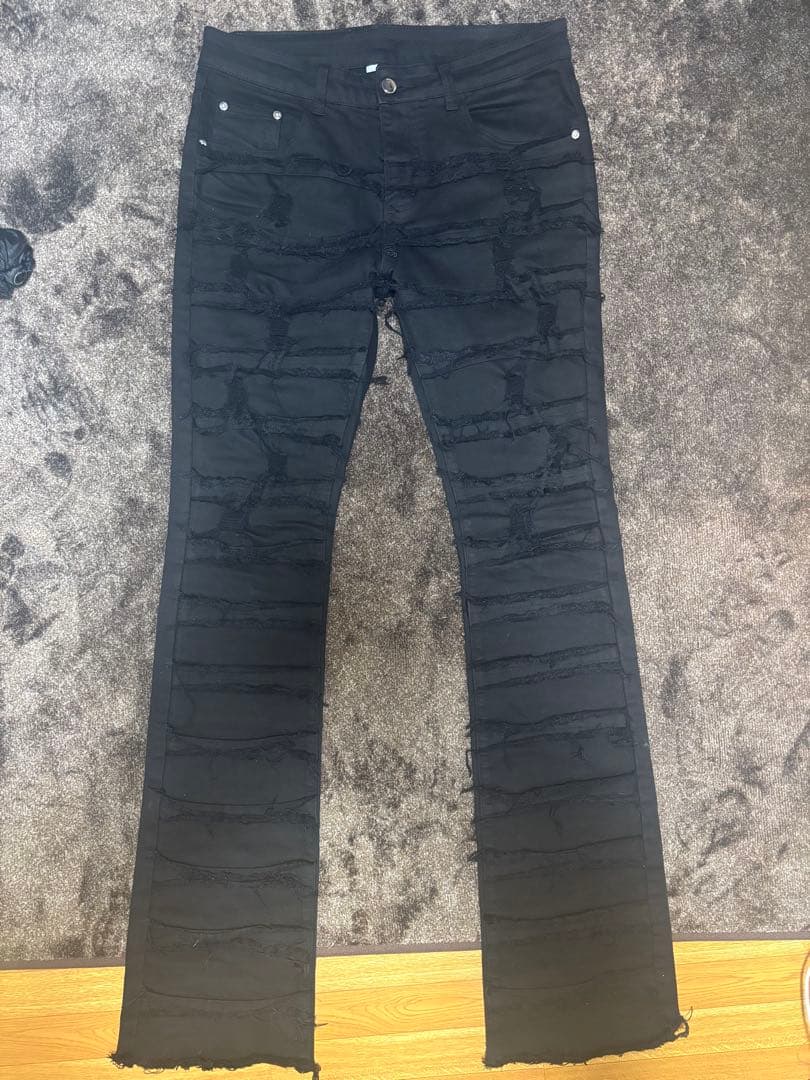 flex hood クラッシュフレアデニム L VALABASAS guapi - メルカリ