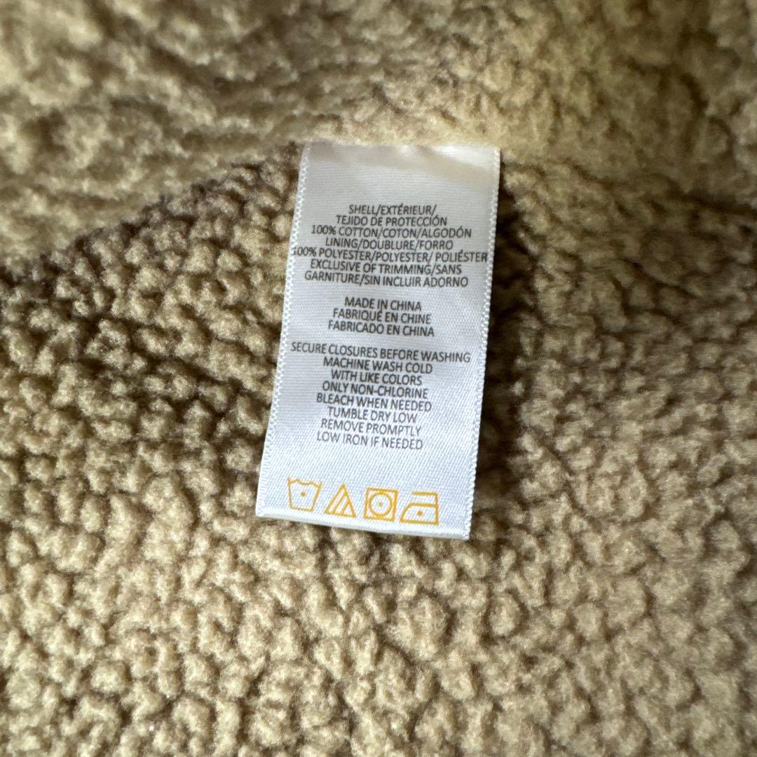 WOLVERINE古着ブラックダックベスト中ボア S80