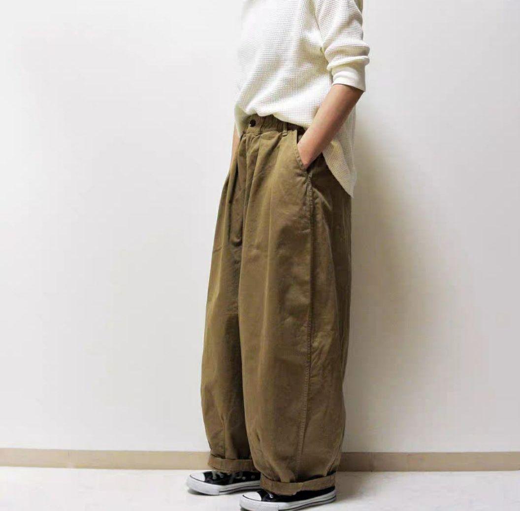 HARVESTY /ハーベスティ チノサーカスパンツ カーキベージュ　サイズ1 HARVESTY（ハーベスティ） 【予約販売アイボリー・カーキベージュのみ3