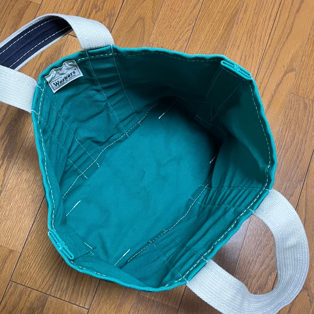 WORKERS K&TH Deluxe Tote Bag【GRN×NVY】