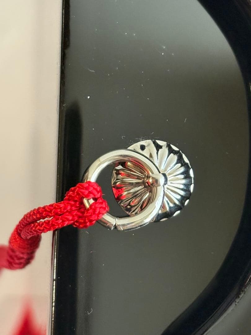 清仙作 黒塗り沈金文箱 牡丹孔雀柄 未使用に近い 箱・布付き和室 書道