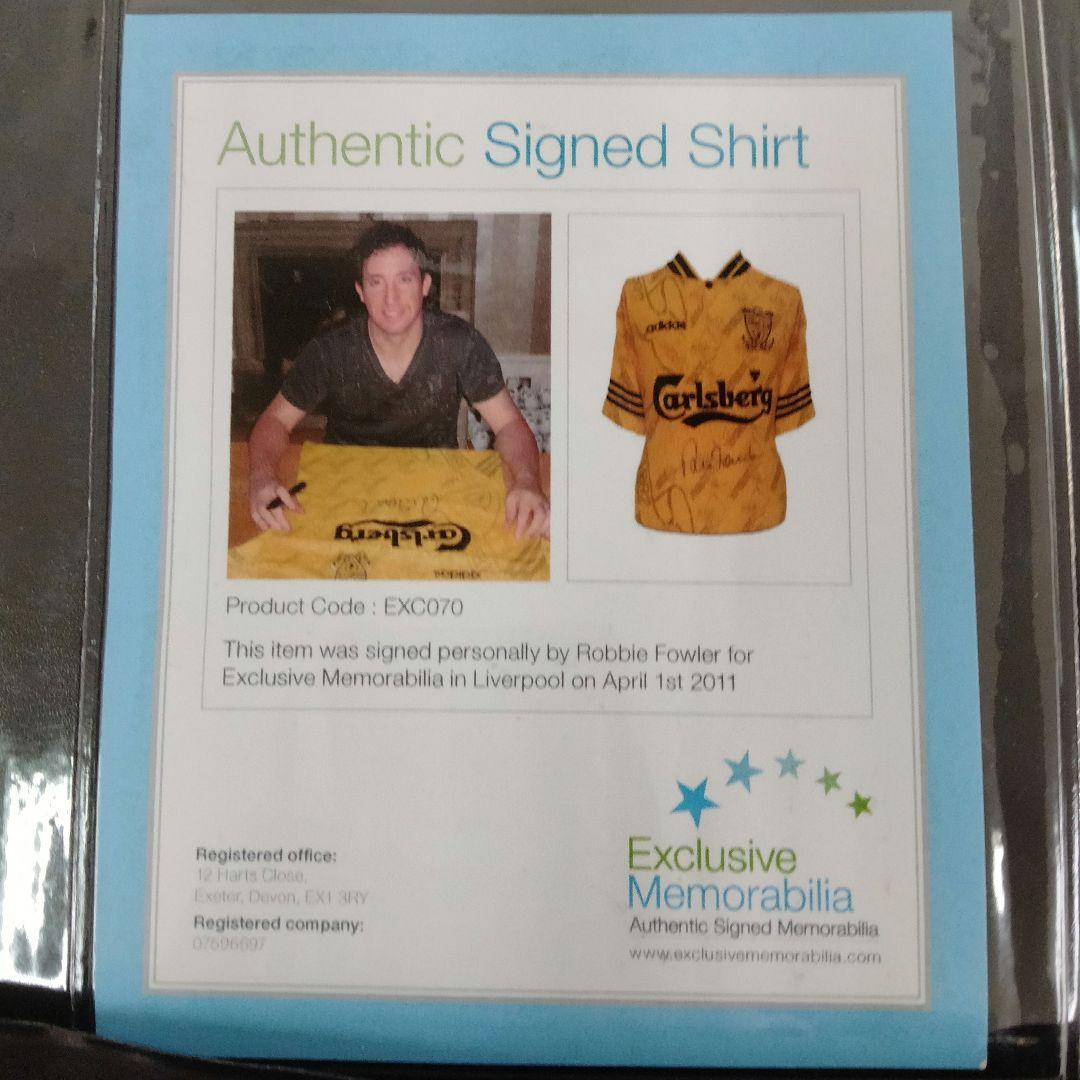 n*l様 LL0606◇0411ロビーファウラーリバプール直筆サイン入りユ