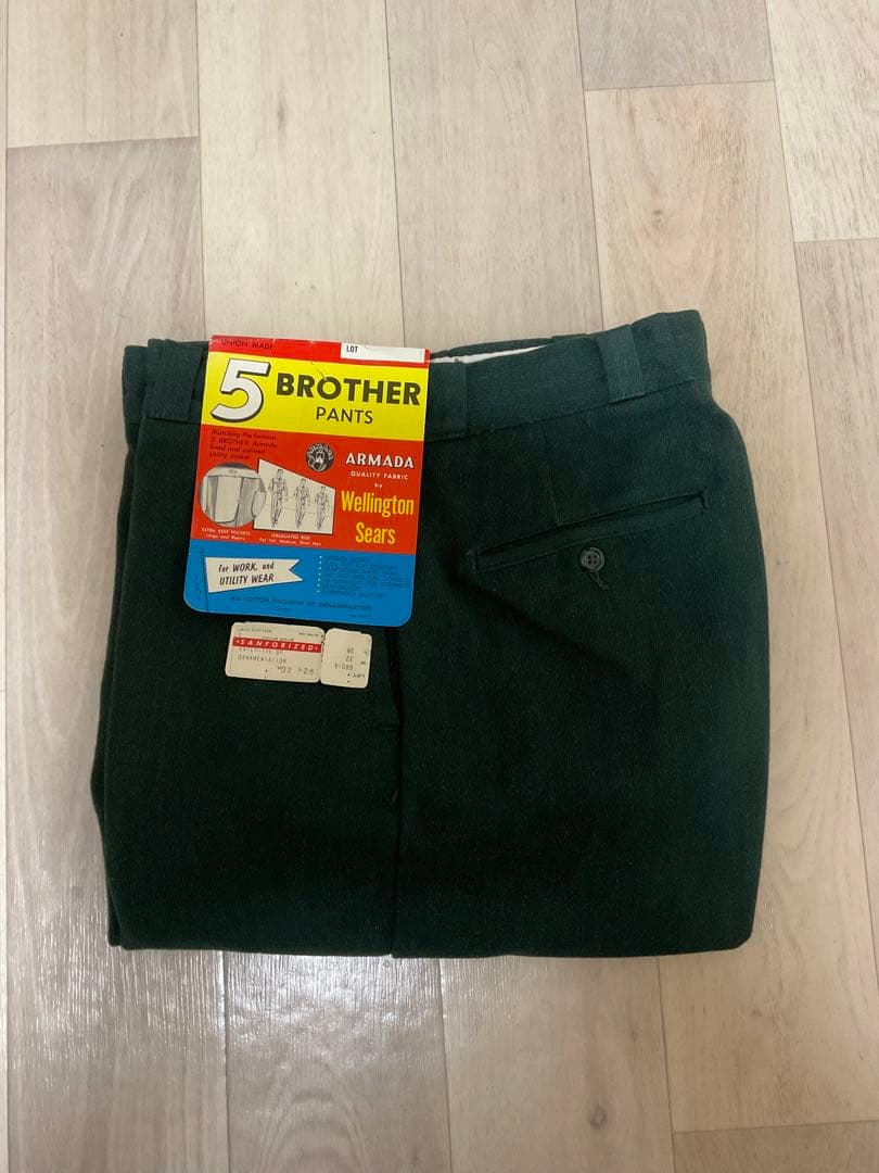 50s ファイブブラザーワークパンツ ウィップコード