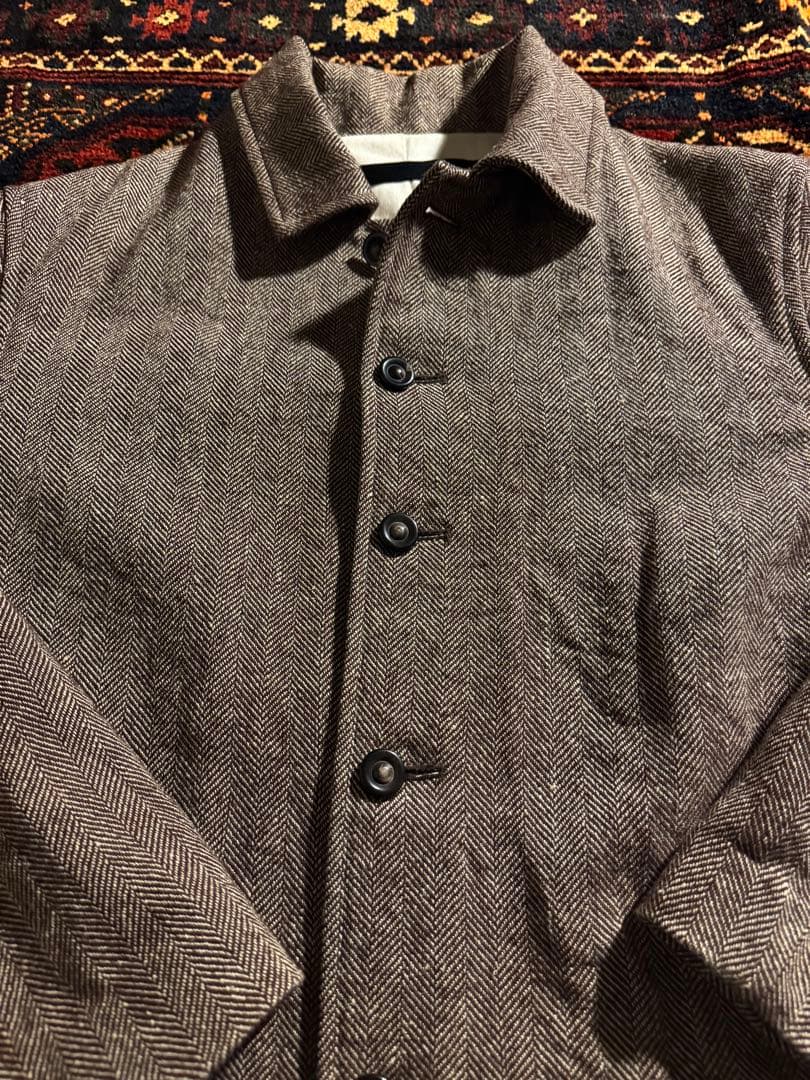 Dsecond 5ボタン ヘリンボーンワークJKT