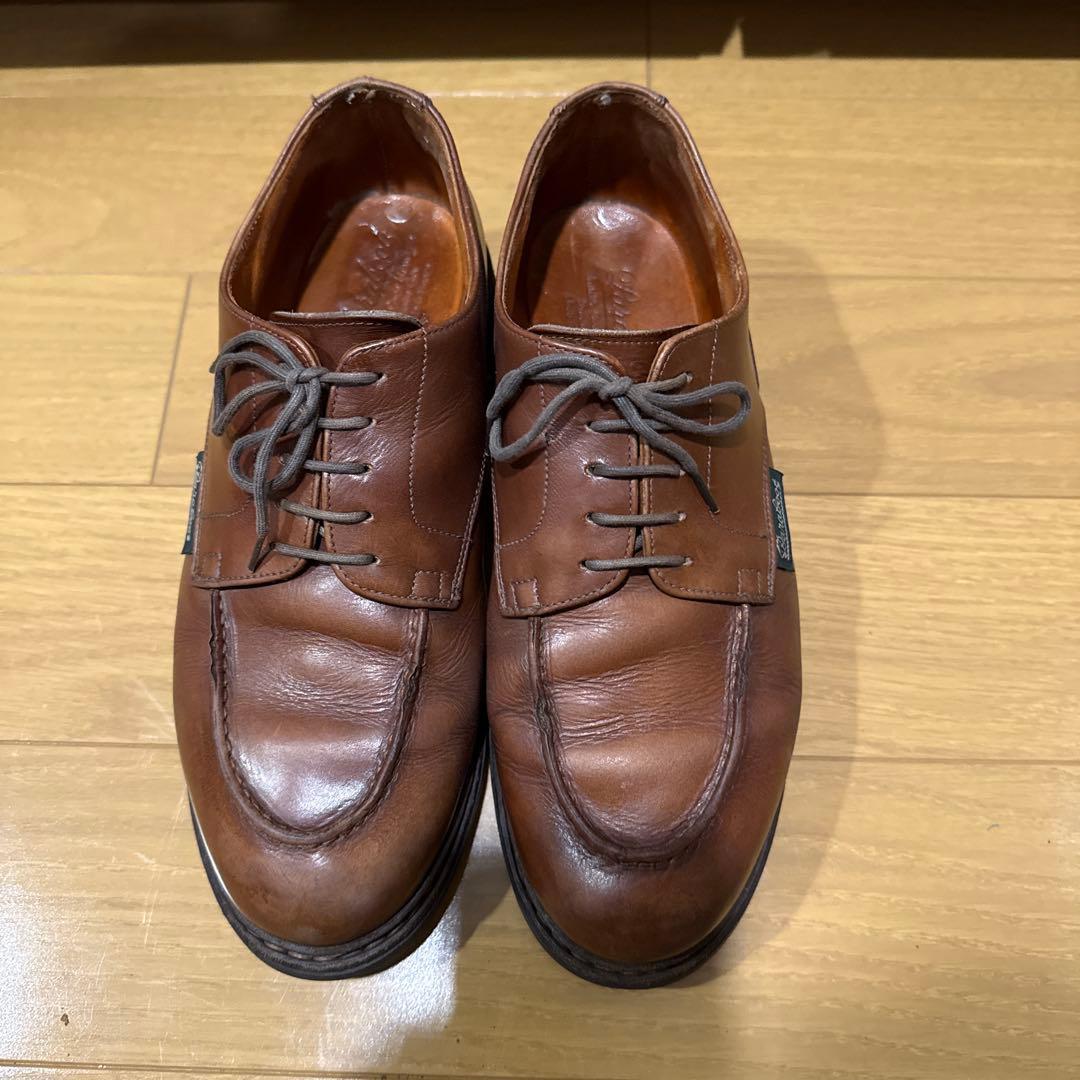 パラブーツ シャンボード 97年デカタグ マロン 箱付きUK8 - メルカリ