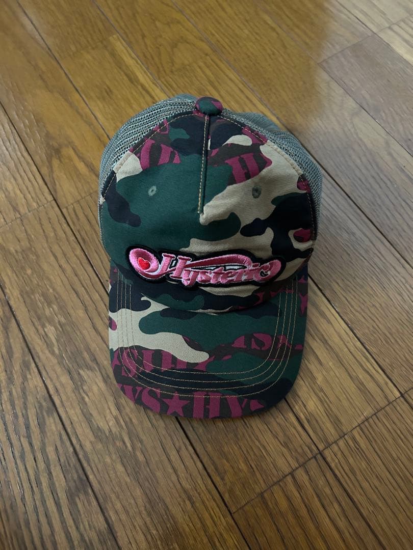 Hysteric Glamourキャップお値下げ致しました。早い者勝ちです‼️ 早い者勝ち！【ヒステリックグラマー】メッシュキャップ 黒/茶