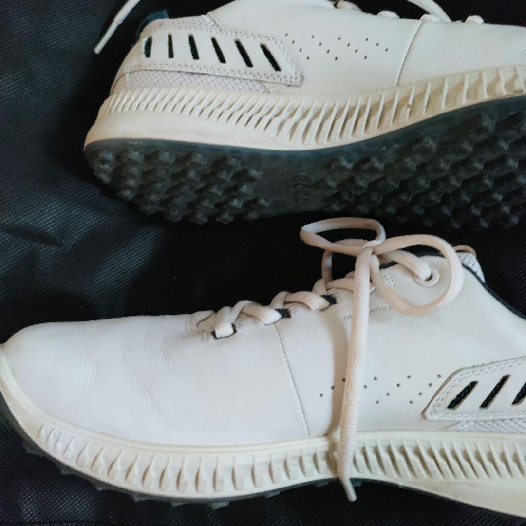 美品✨ecco エコー　ゴルフシューズ　39 24.5cm スパイクレス