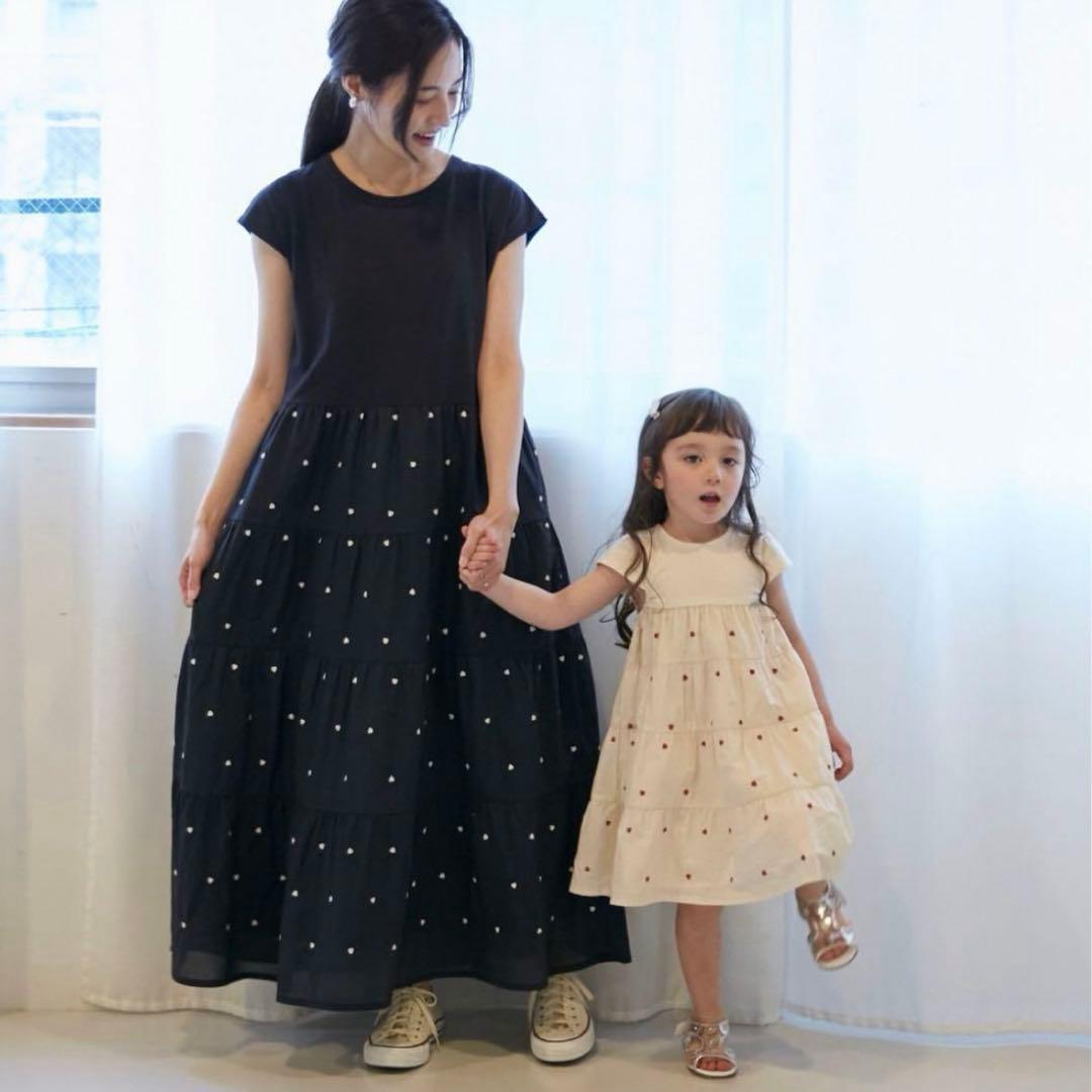 プティマイン　親子コーデ　リンクコーデ petit main 秋のトレンドを親子で楽しむ ママ＆キッズのリンクスタイル