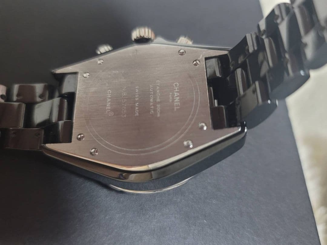 CHANEL J12 自動巻き時計 ブラック - メルカリ