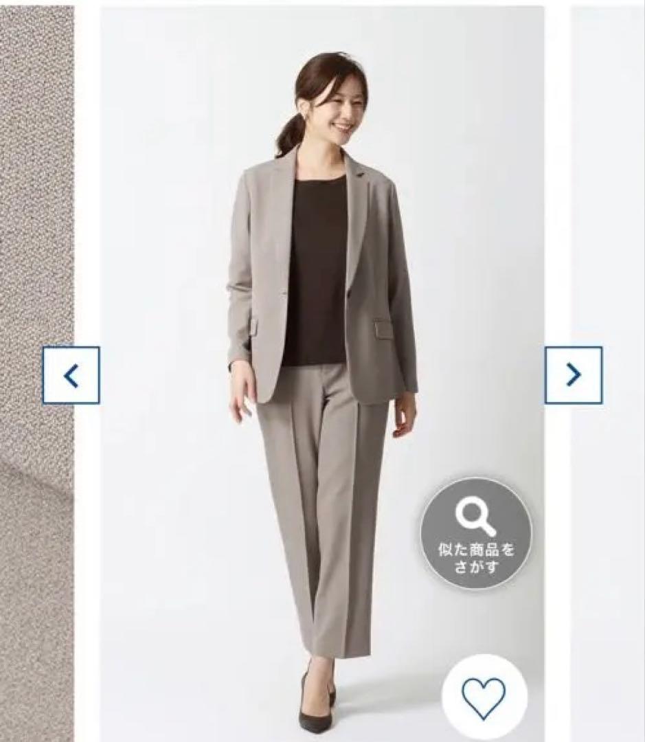 セットアップ【みんなのスーツ】テーラードジャケット＆ピンタックストレートパンツ みんなのスーツ】ピンタックストレートパンツ【セットアップ着用可