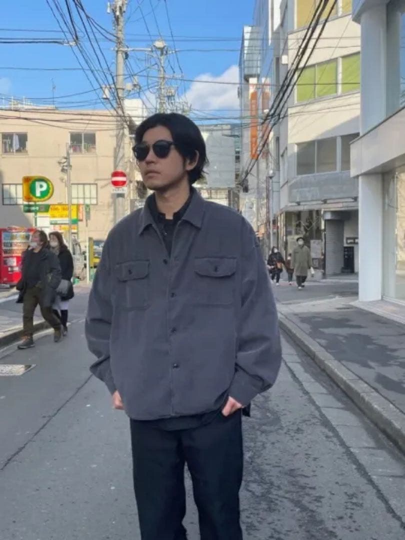 REMI RELIEF シャツ 長袖 REMI RELIEF（レミ レリーフ） 長袖ミリタリーシャツ ワークシャツ