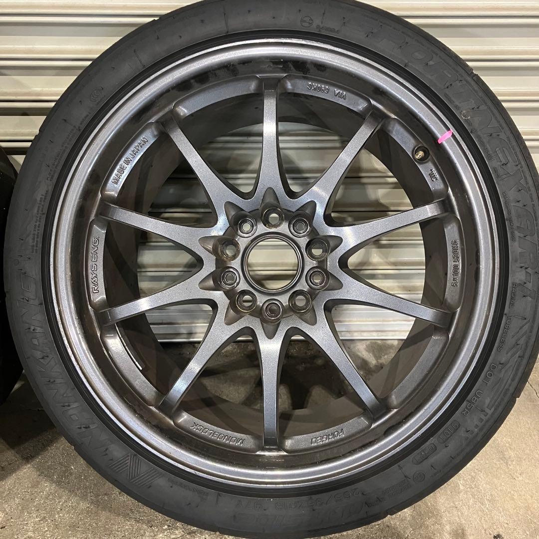 K*A様 Rays CE28 PCD114.3×5H 9.5J+40 2本