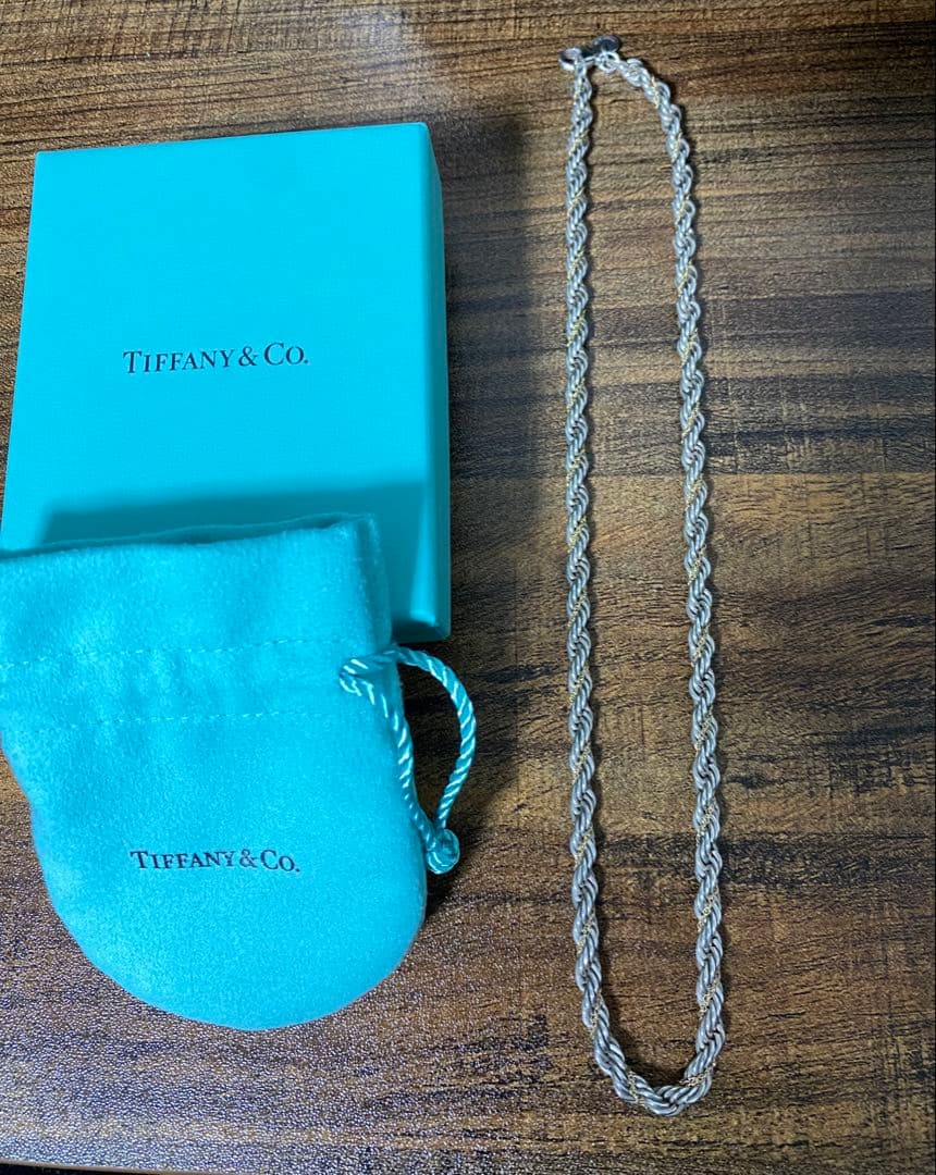 Tiffany & Co. ティファニー 0.5cm ツイストロープ　ネックレス