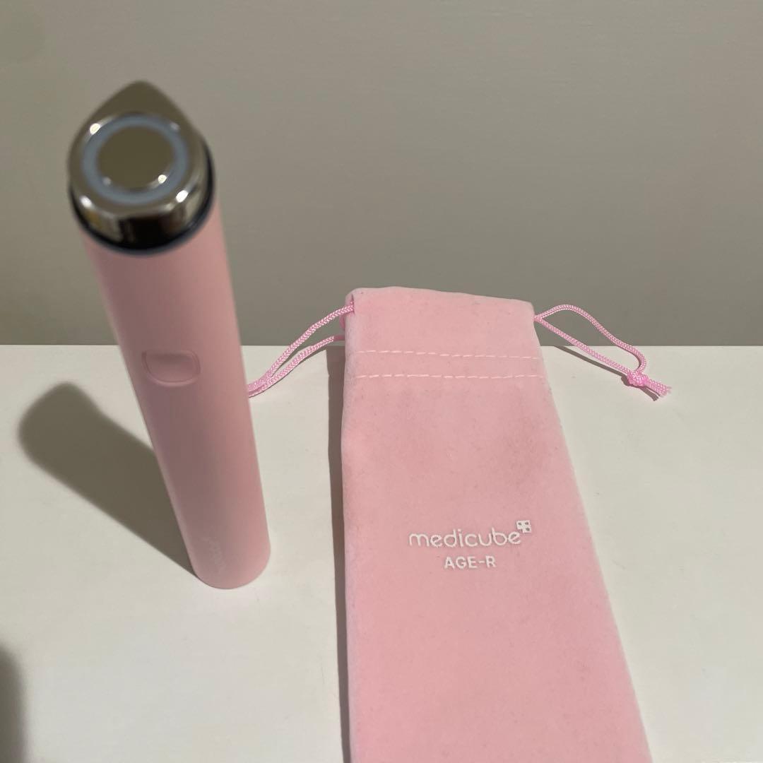 メディキューブAGE-R ブースタープロ ミニ 美顔器 ピンク 専用ポーチ