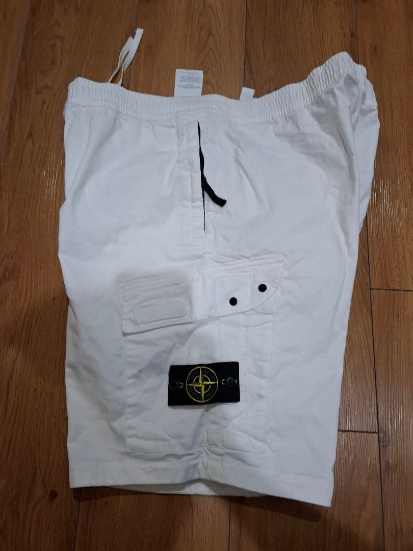 STONE  ショートパンツ 楽天市場】ストーンアイランド STONE ISLAND ナイロン カーゴ ショート