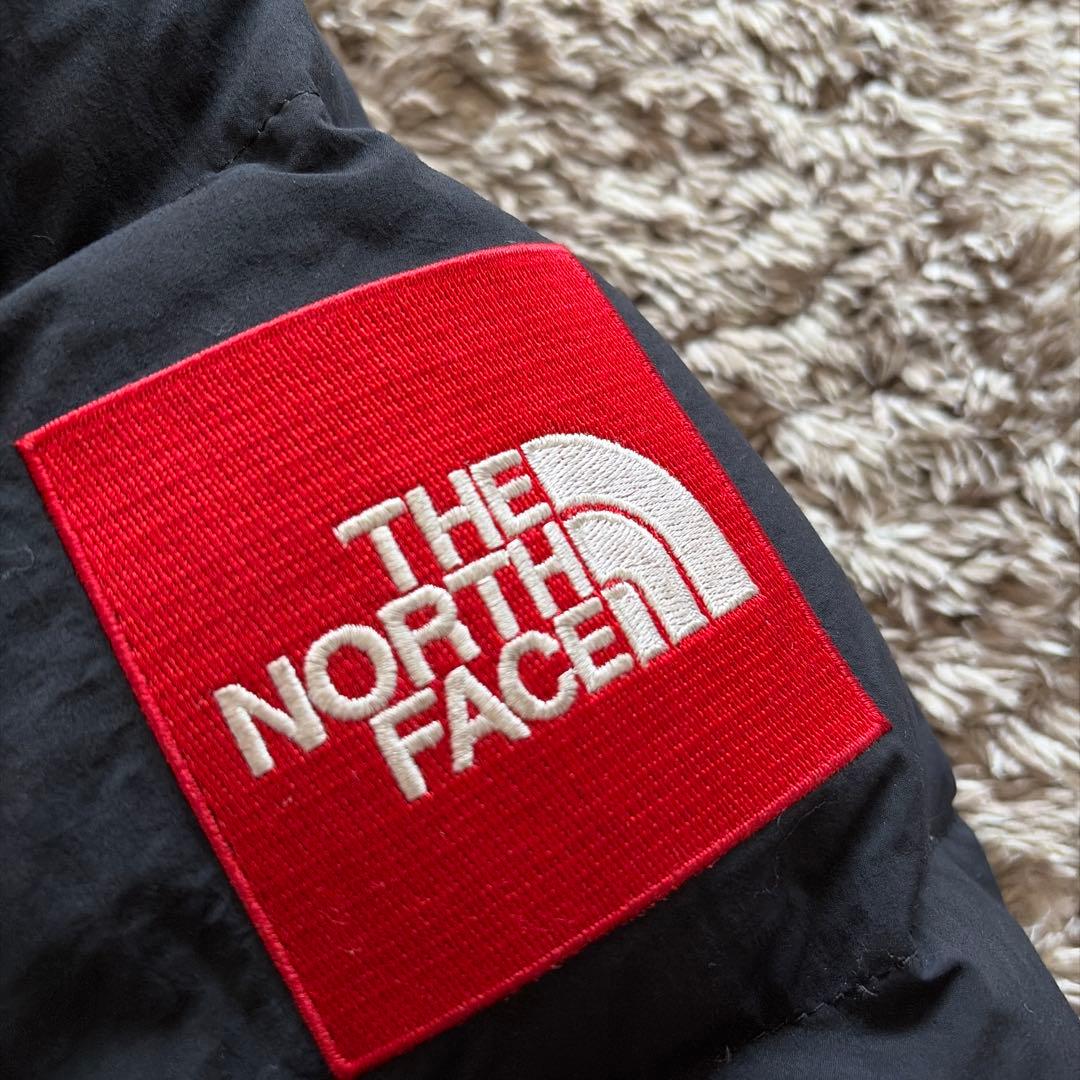 ノースフェイス ダウンジャケット S 赤タグ キャンプシエラショート 赤