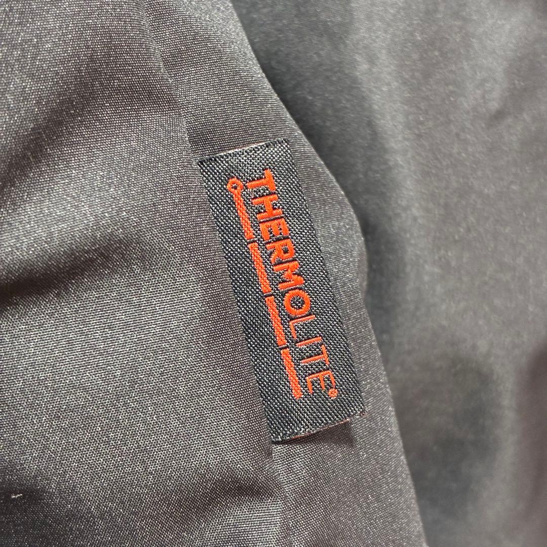 V12 ゴルフ リバーシブル 中綿ベスト ブラック 星柄 サーモライト