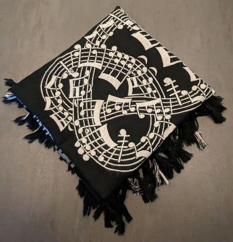 NUMBER(N)INE ナンバーナイン 07SS 音符柄ストール - メルカリ