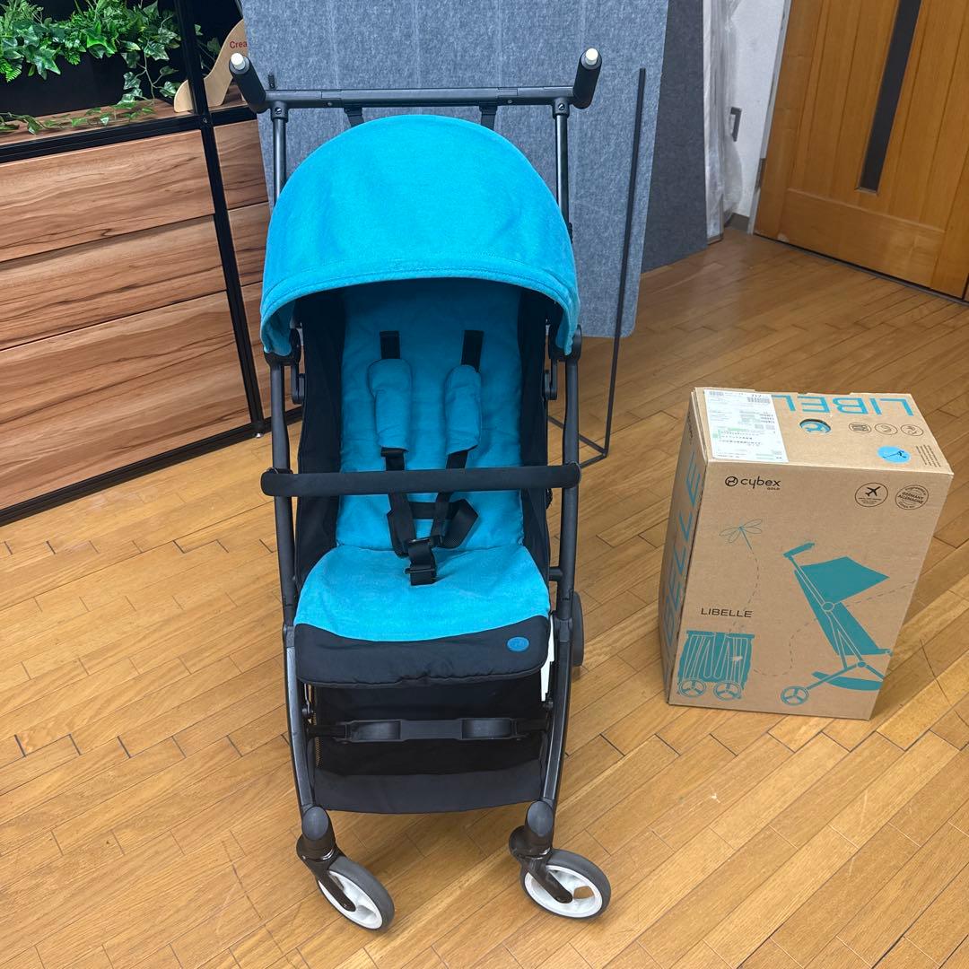 Cybex Libelle ベビーカー 青×黒　クリーニング済み ニューノーマル」時代のおでかけにぴったりのベビーカーが日本初上陸