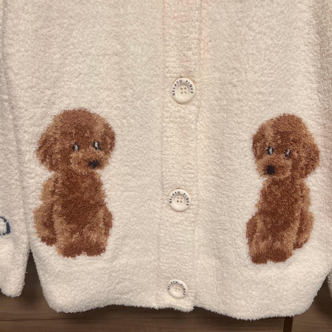 ジェラートピケ 【UNISEX】 トイプードル カーディガン - メルカリ