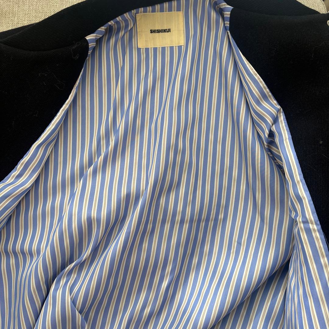 SHISHIKUI ネイビー ブルゾン - メルカリ
