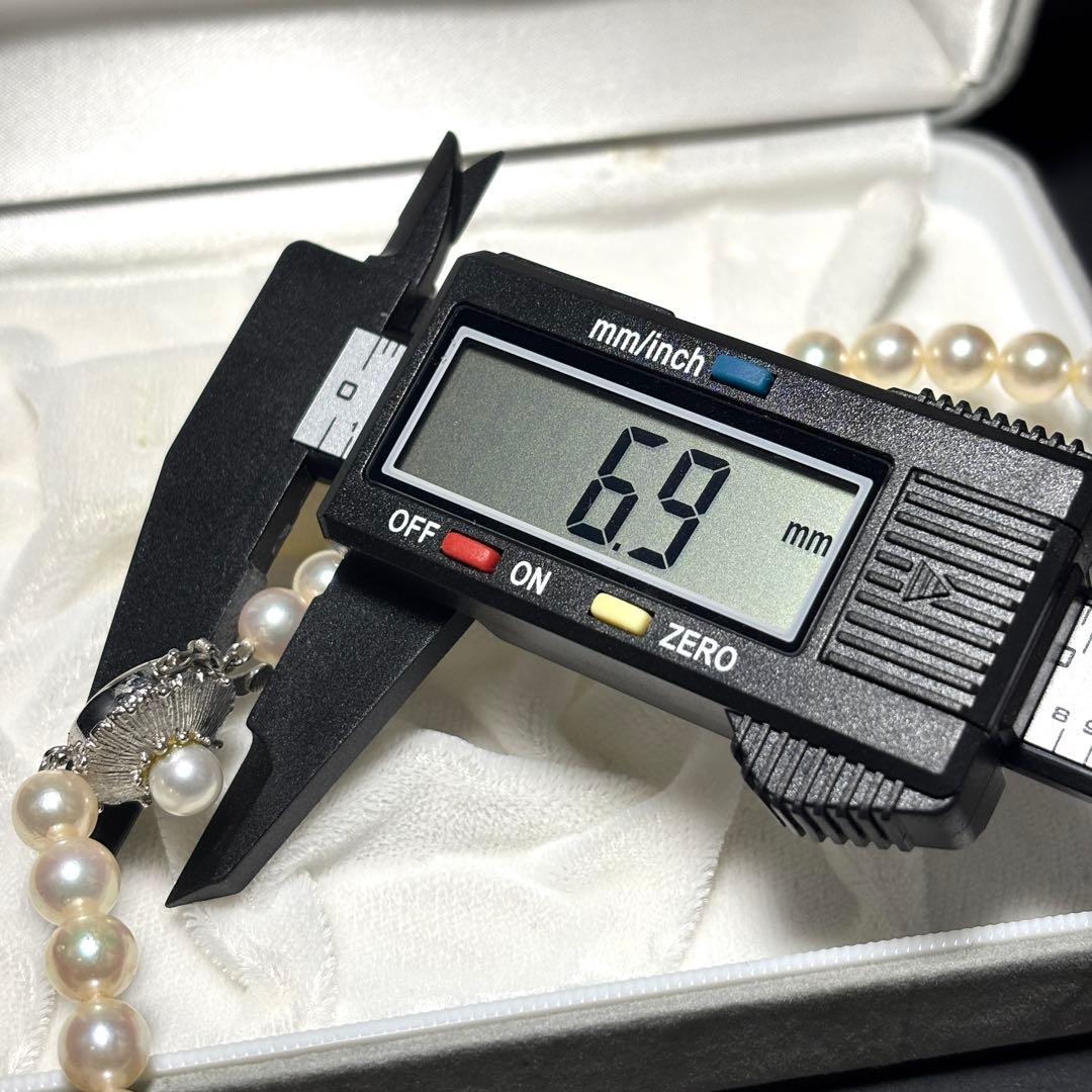 【テリ強】あこや真珠 7.0-7.5mm 42cm 33.1g アコヤ パール