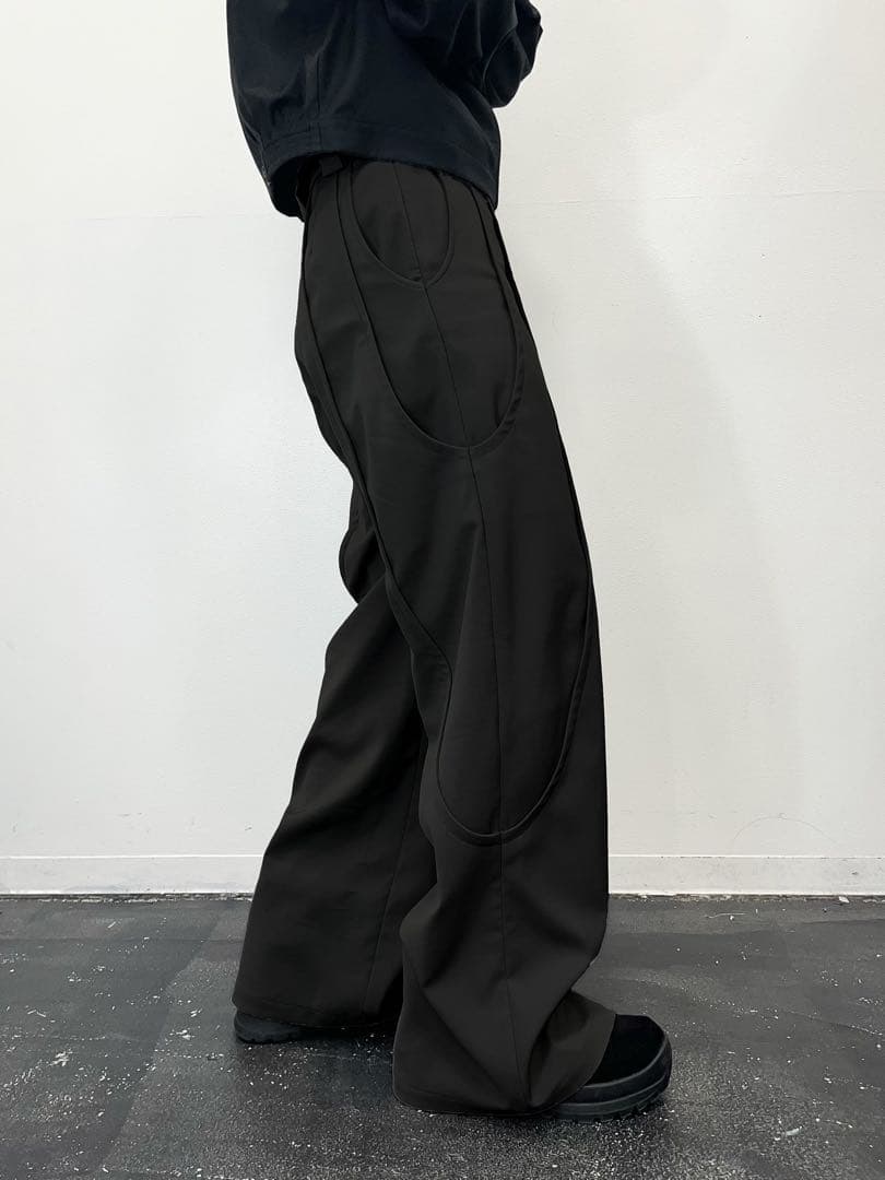 GOAT ESSENCE TUCK WIDE PANTS BLACK SIZE3 - メルカリ