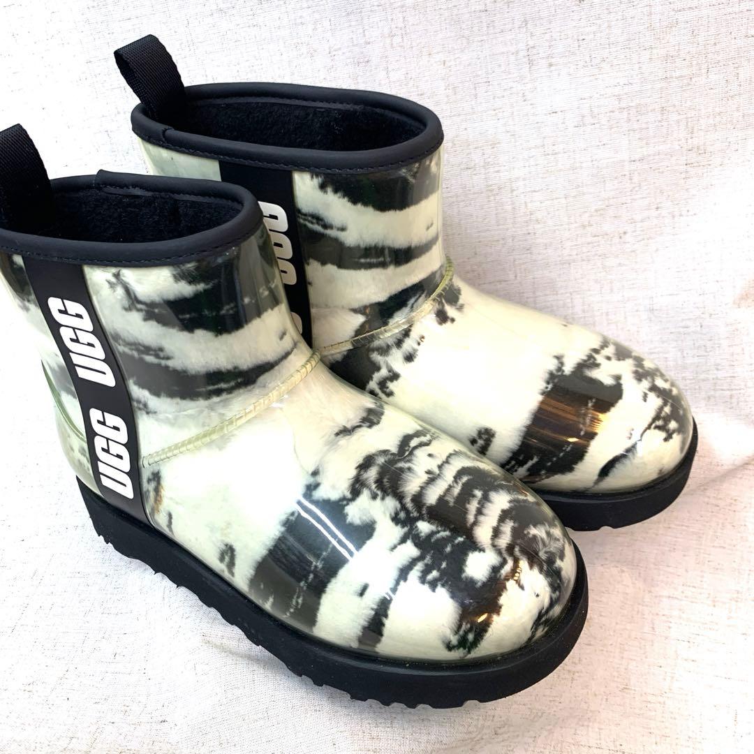 定価¥26400 試着程度■UGGアグ　マーブル　長靴　マーブル UGG（アグ） 22.5cm-25cm│UGG Classic Clear Mini Marble レイン