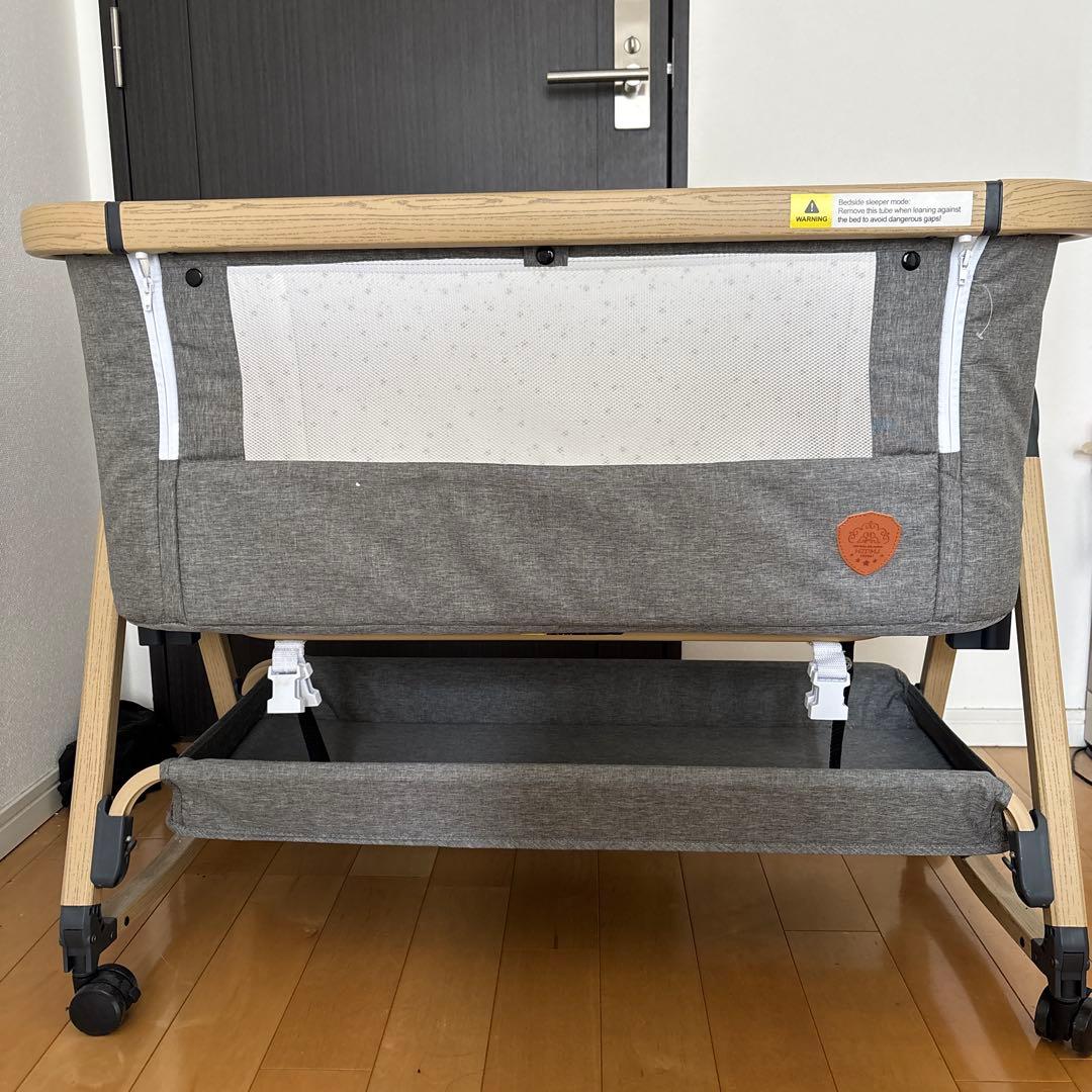 最終価格【美品】ベビーベッド　hzdmj 添い寝　持ち運び　コンパクト 楽天市場】HZDMJ ベビーベッド 折りたたみ 赤ちゃん 添い寝ベッド