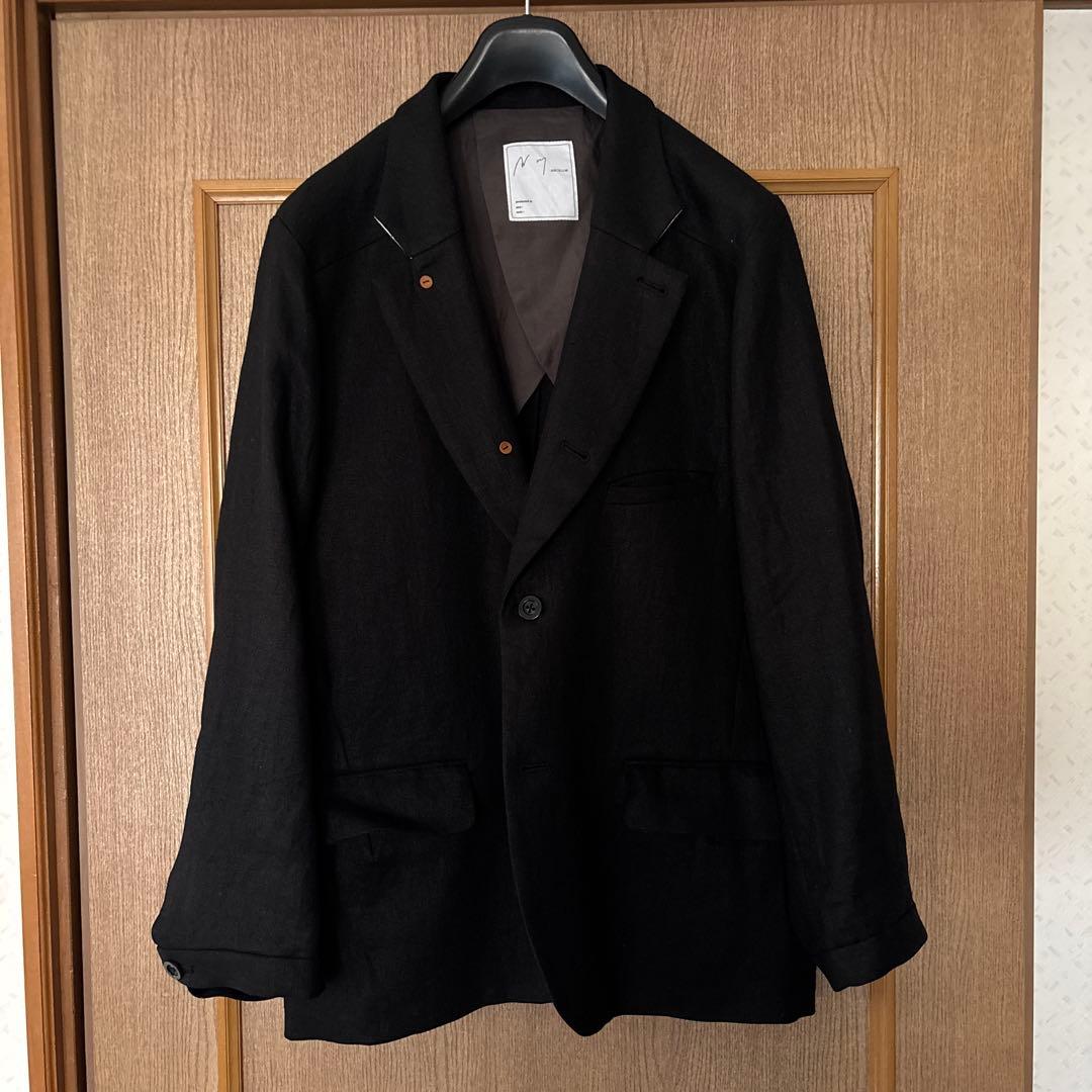 Ancellm 25ss LINEN TAILORED JACKET - メルカリ