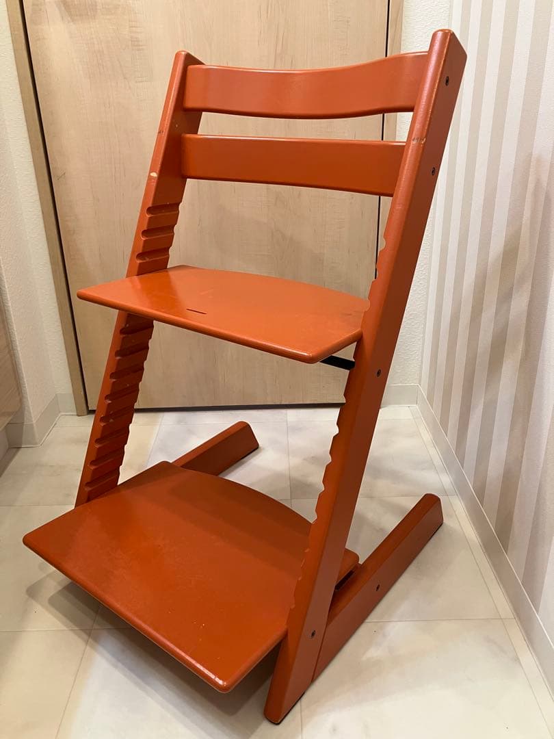 ストッケ　トリップトラップ　オレンジ Yahoo!オークション -「ストッケ トリップトラップ オレンジ」の落札