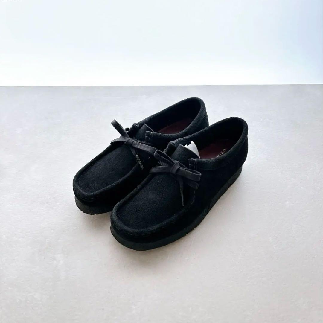 クラークス　ワラビー　ブラックスエード　23.5 楽天市場】CLARKS (クラークス) ワラビーブーツゴアテックス