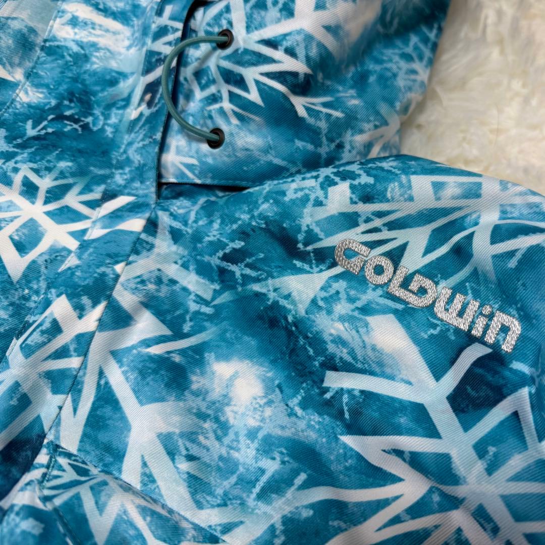 GOLDWIN 雪柄 中綿 スキー スノボジャケットL【E-69】 - メルカリ