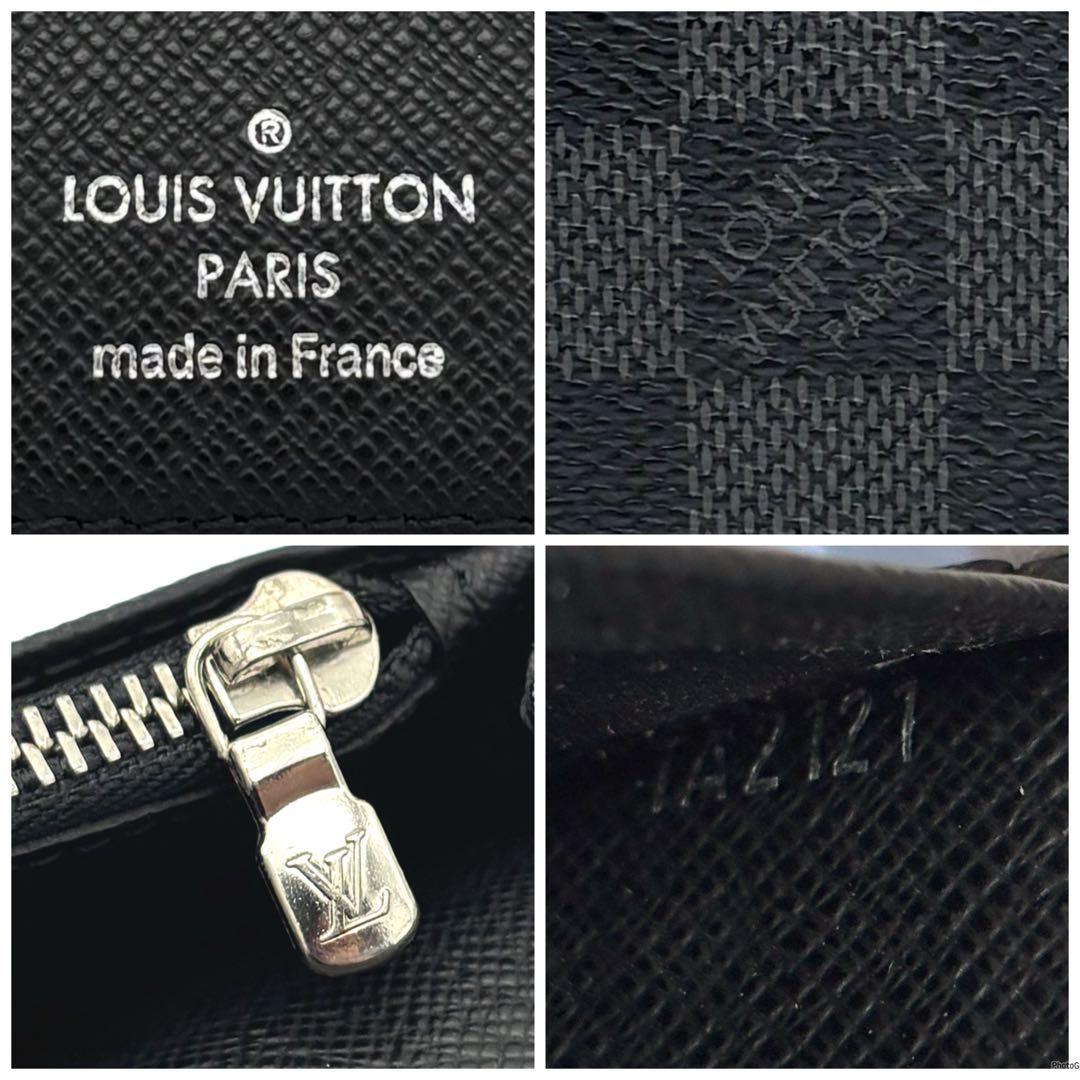 超美品】ルイヴィトン ダミエグラフィット ポルトフォイユブラザ 長