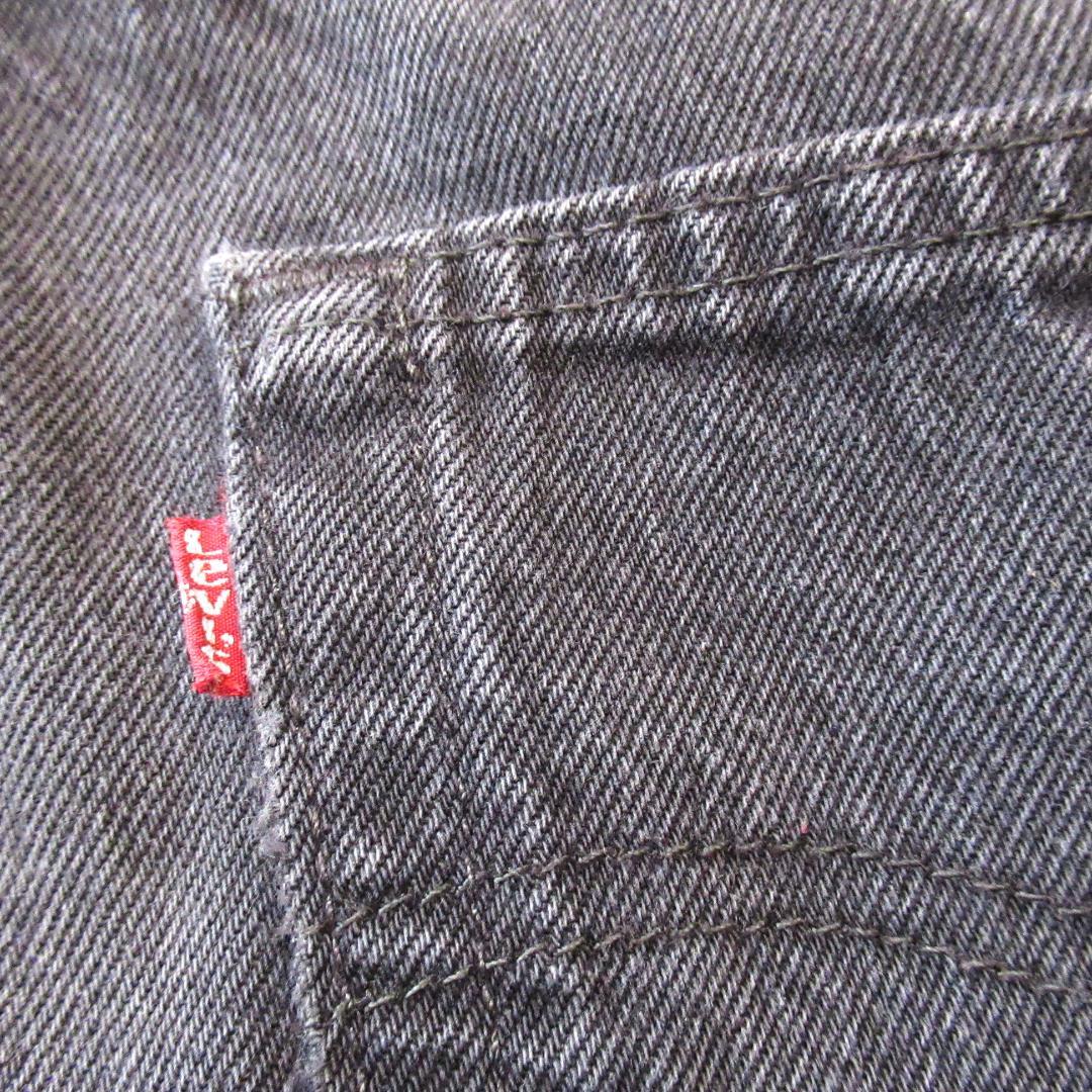 90S リーバイス 501後染めブラック サルファブラック W34 アメリカ製