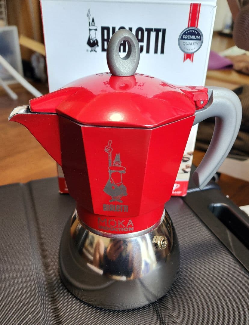 《新品・正規品》BIALETTIイタリア　モカポット 6カップ用　IH対応モデル