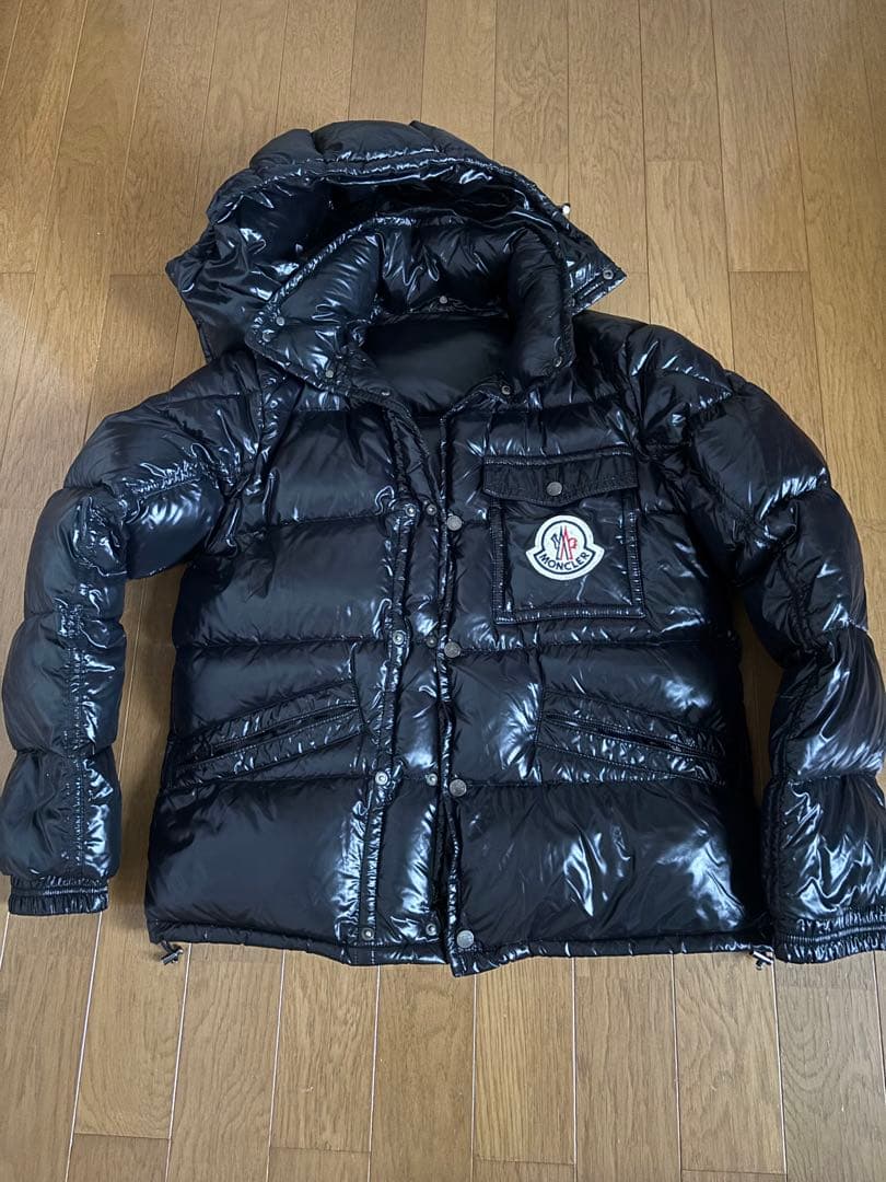 Moncler K2 モンクレール黒 ダウンジャケット フード付き 中古・古着通販】MONCLER (モンクレール) K2ダウンジャケット ブラック