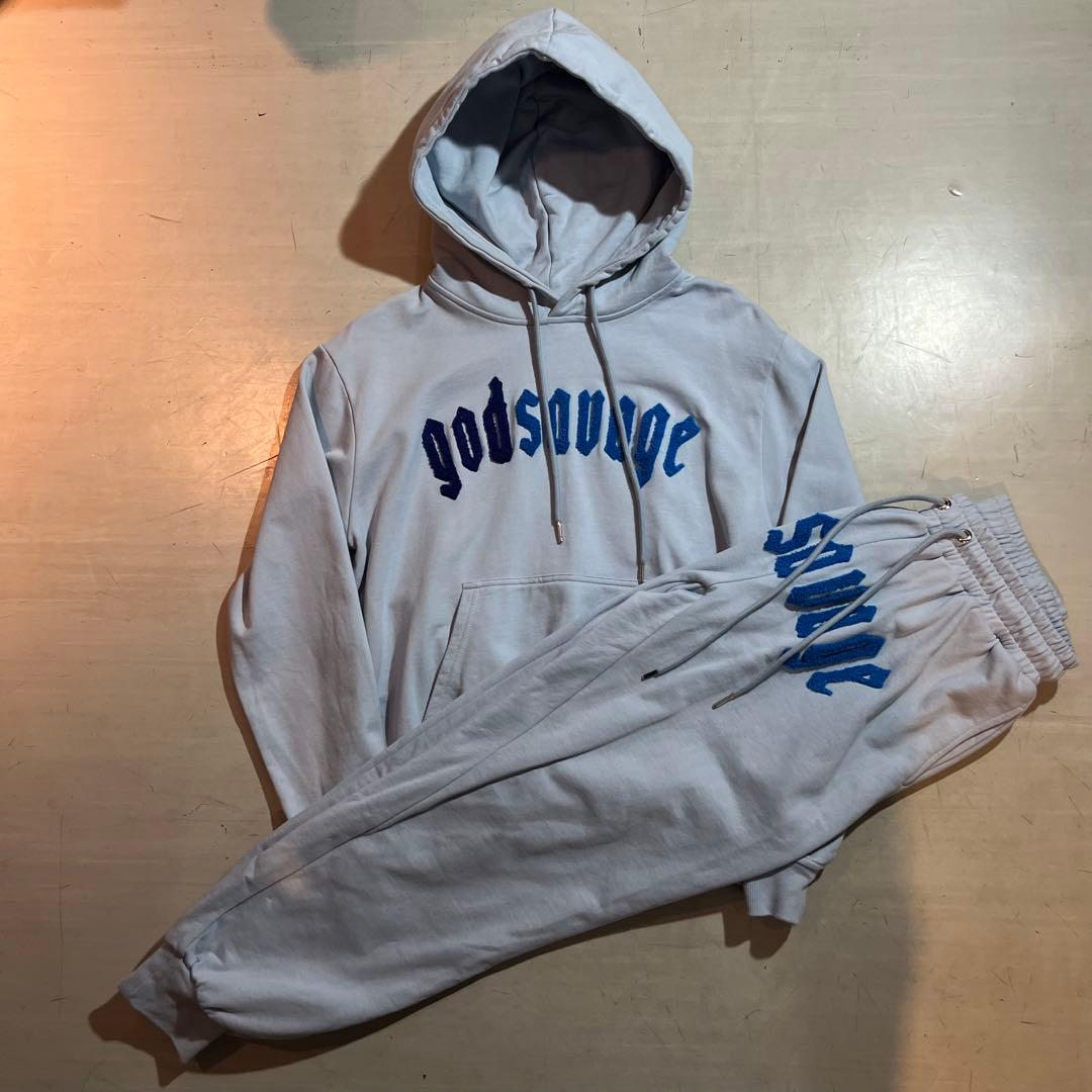 GOD SAVAGE セットアップ スウェット 上下 セット パーカー パンツ