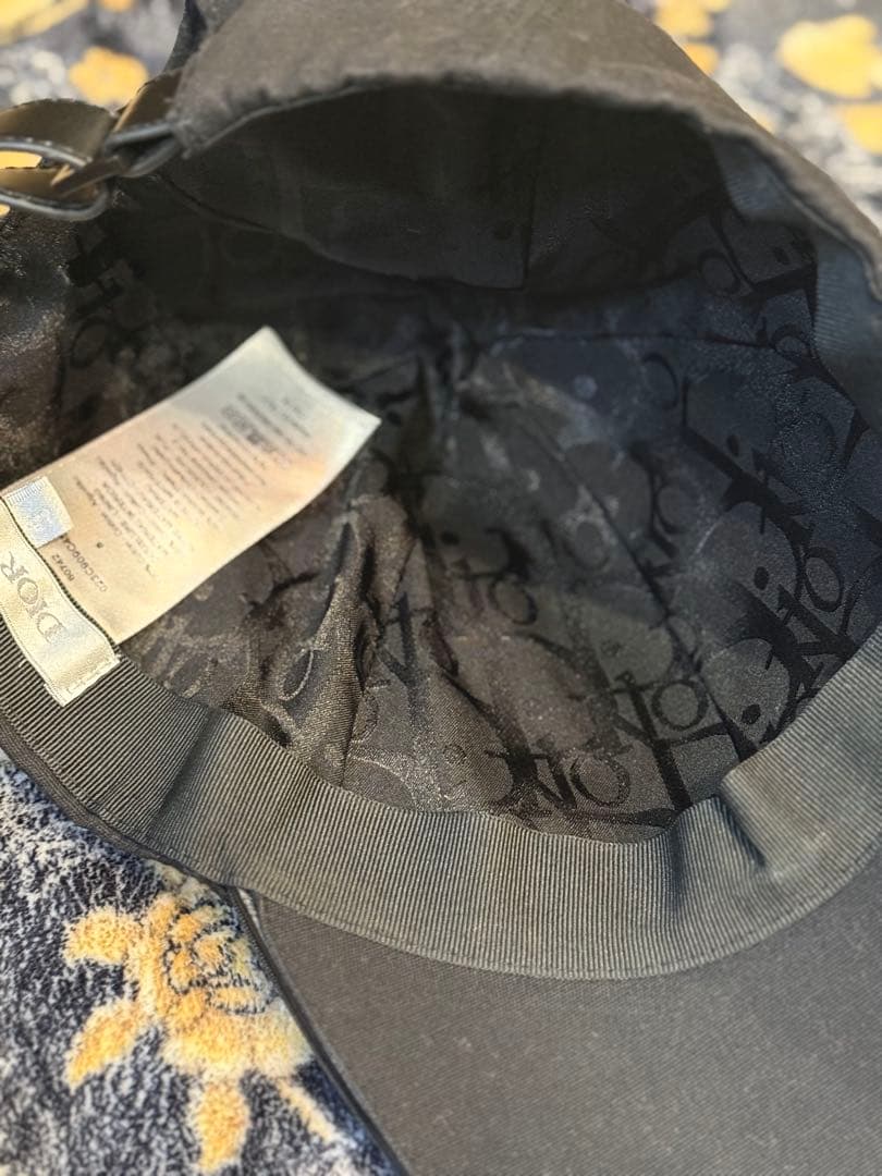 《Dior》黒 ベースボールキャップ S @ 美品