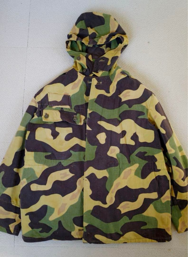 希少】チェコスロバキア軍 サラマンダーカモ 60sパラシュート