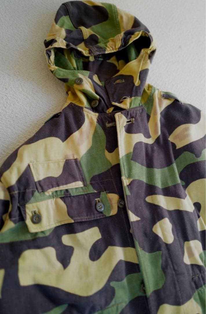 希少】チェコスロバキア軍 サラマンダーカモ 60sパラシュート