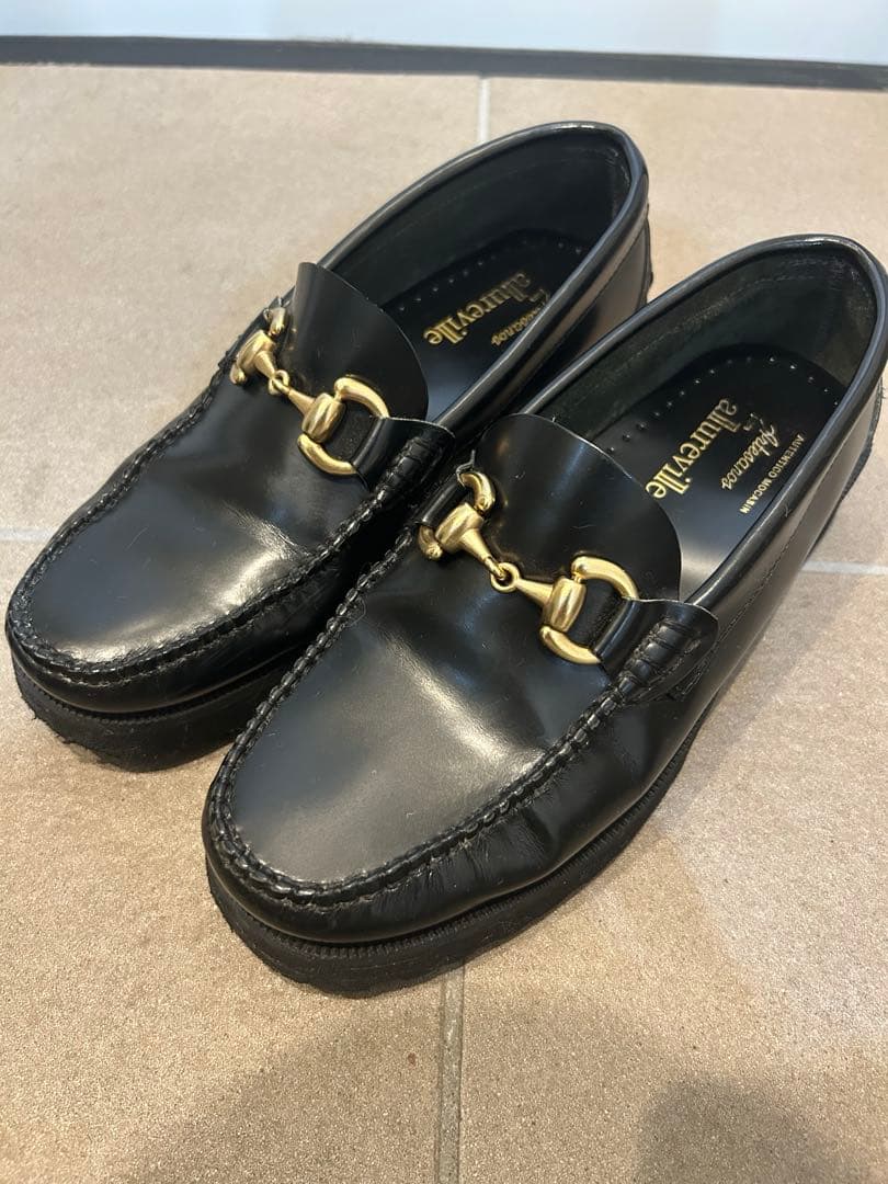 ♡美品】allureville×ARTESANOS ローファー 黒 - メルカリ