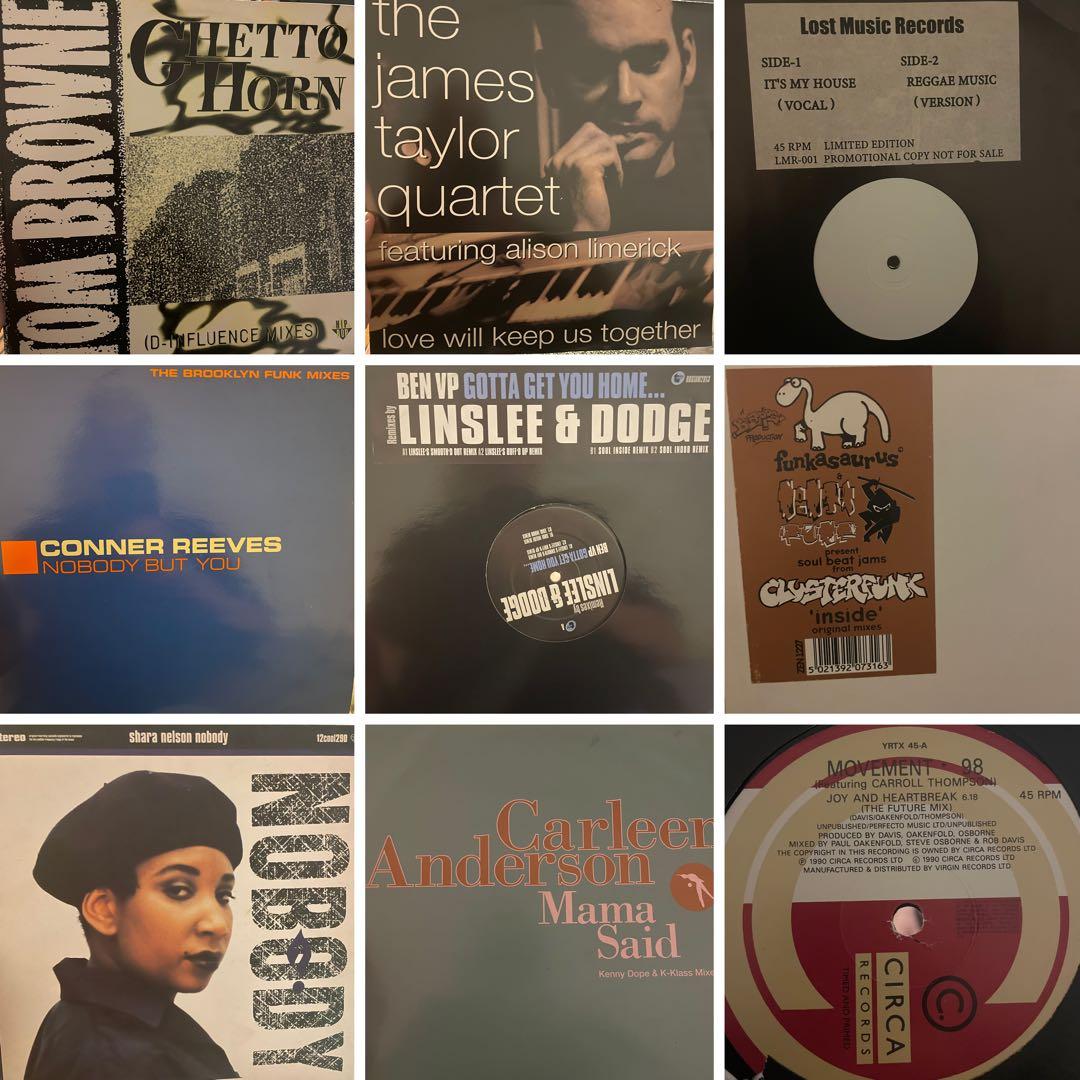 送料込】90-00年代UKSoul/R&Bまとめ売り!12”レコード30枚