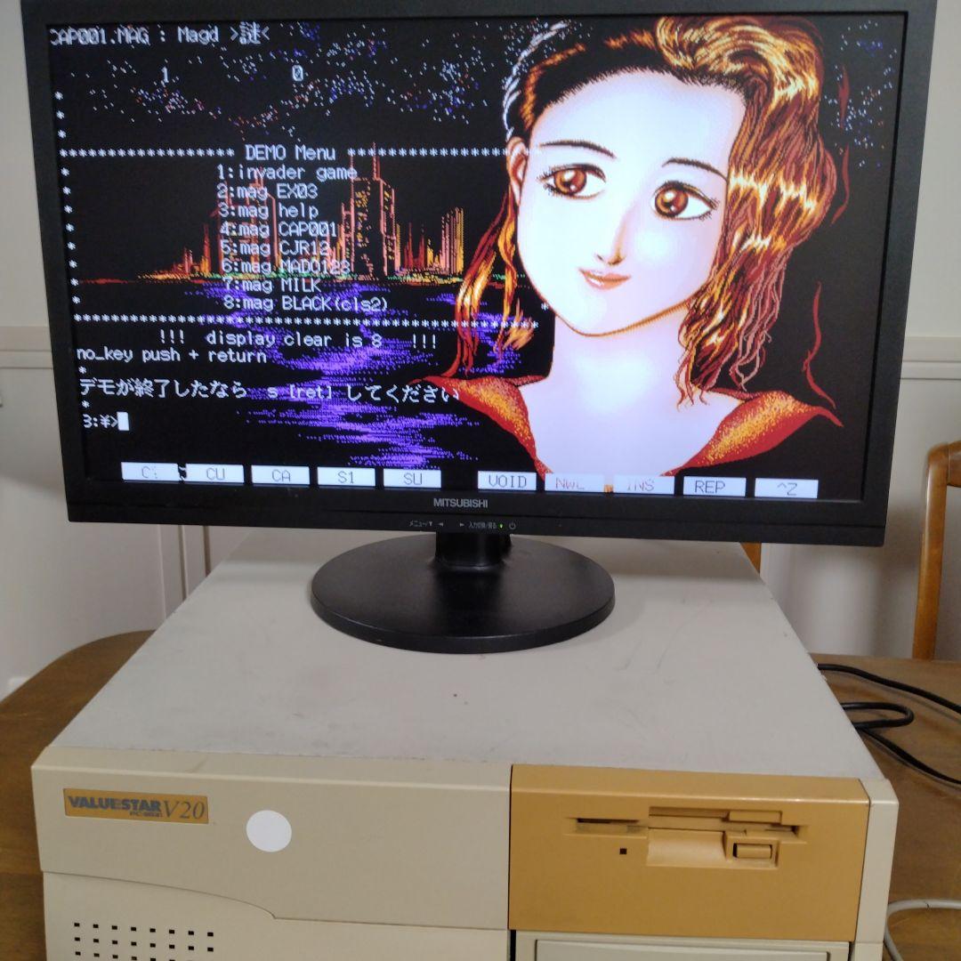 ◆21.5” Wide PC-8001/9801、 Windows Ok