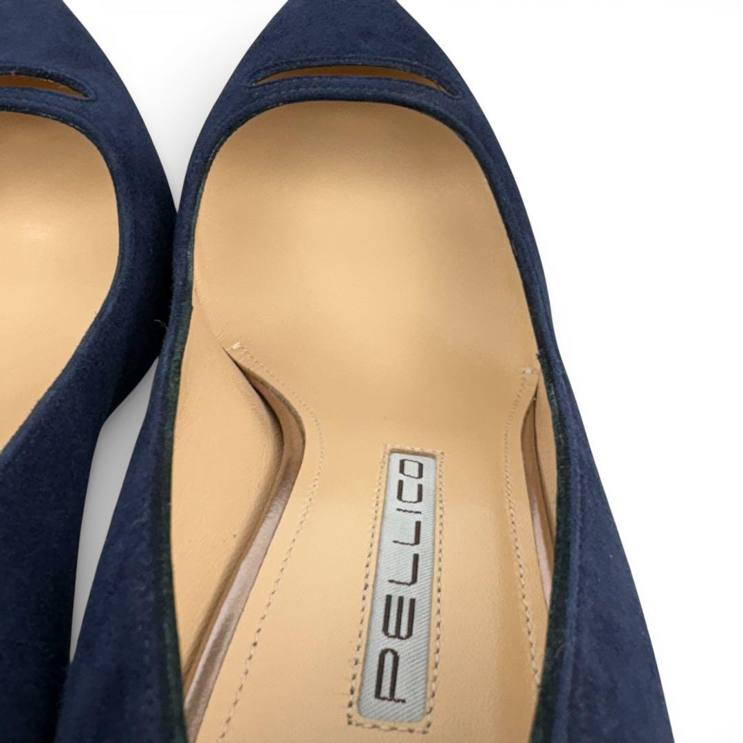 ほぼ未使用】PELLICO ペリーコ 22cm 35 アネッリ ネイビー - メルカリ