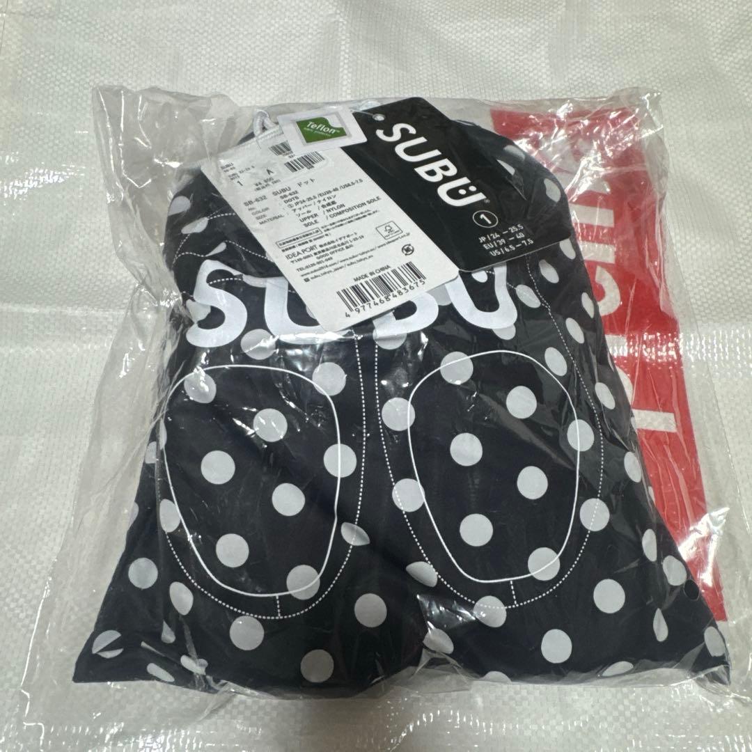 SUBU DOT ドット　サイズ 1 水玉　24〜25.5 SUBU DOTS サイズ1 24-25.5cm ドット スブ サンダル - メルカリ