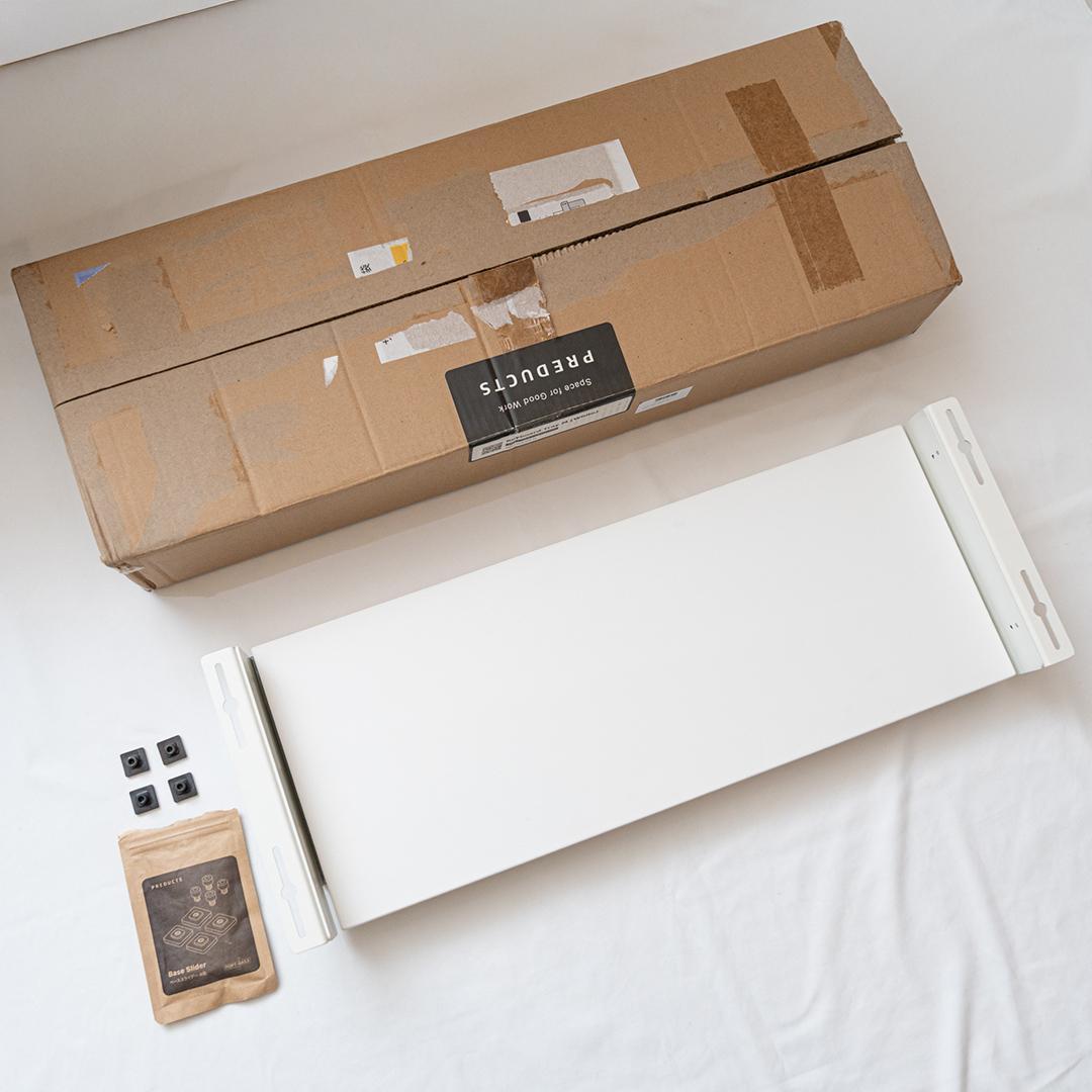 PREDUCTS キーボードトレイ 60cm ホワイト プレダクツ ad58028313281bdbd405d841cec5cd