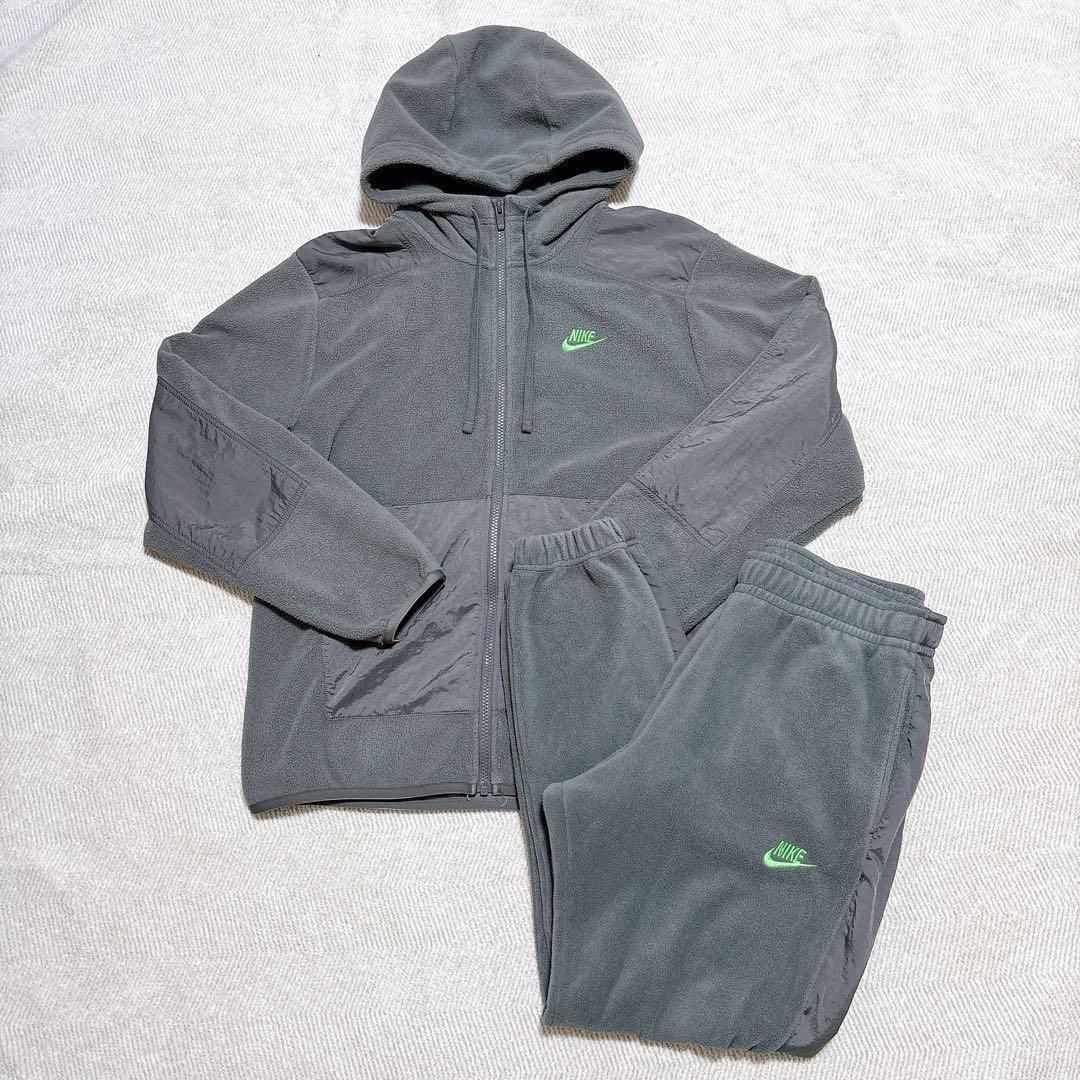 NIKE ナイキ フリース ジャケット パンツ ズボン フルジップ M 上下 NIKE（ナイキ） スウェット 上下 メンズ セットアップ ブランド クラブ